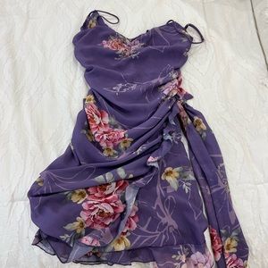 Lucy in the sky purple floral dress
